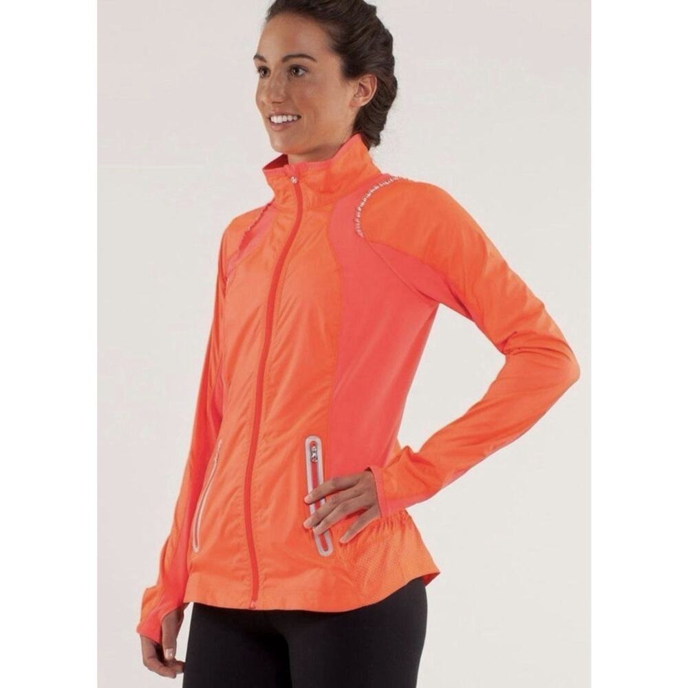 LULULEMON Womens Sz 2 NOTHIN BUT RUN Jacket